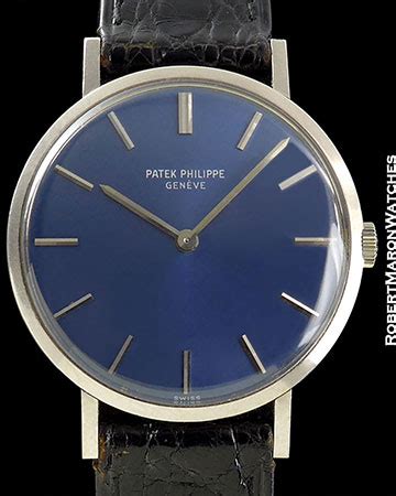 vintage patek philippe calatrava blue|Patek Philippe Calatrava price used.